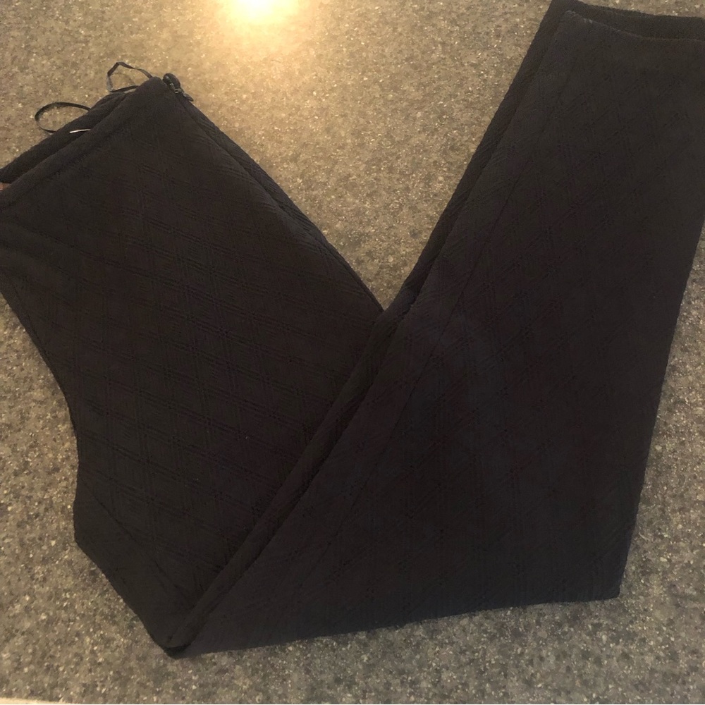 J Mclaughlin Black Textured Pants - image 3